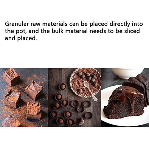 Fayelong Chocolate Tempering Machine Melting Pot Electric Auto Chocolate Heater Liquid Warmer Stainless Steel 6L Capacity 2 Tanks Commercial Home