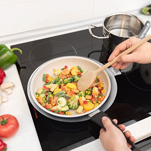 DIYARTS Induction Adapter Plate, 20cm/7.87inch Stainless Steel Heat Diffuser Simmer Ring Plate, Induction Hob Converter Plate for Gas Stove Glass