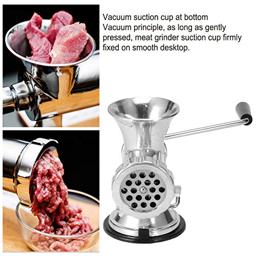 Manual Meat Grinder, Hand Mincer Enema Sausage Multi-Function Sausage Maker Machine, for Pork Beef Ground Meat, Hand Operation Dishwasher Safe