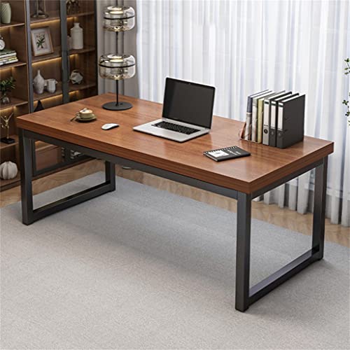 SDFGH Office desk office table home desktop computer desk workbench without chair (Color : D, Size : 140CM)