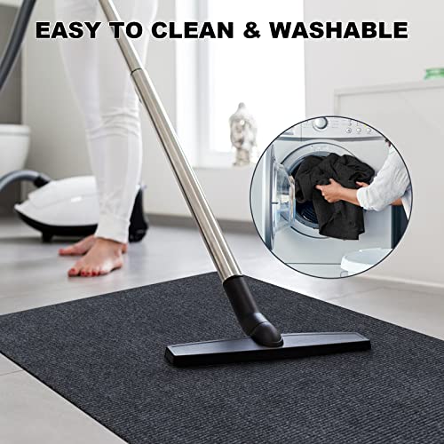 Office Chair Mat for Hardwood Floor, 55"x35" Computer Gaming Rolling Chair Mat Low-Pile Floor Protectors, Anti-Slip Computer Chair Mats for Home