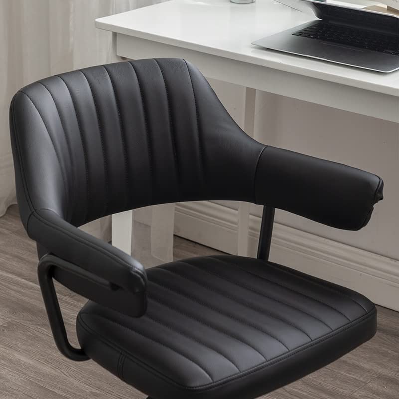 SLNFXC Home Computer Chair Comfortable Ergonomic Lift Swivel Office Chairs Student Meeting Chair (Color : Argento, Size : Talla �nica)