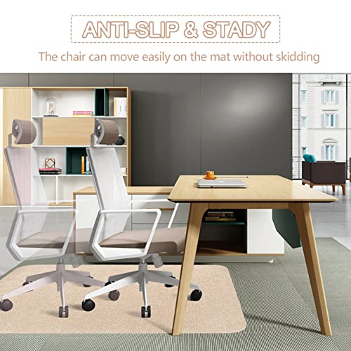 Floor Chair Mat Adhesive Non-Slip Office Home Desk Chair Mat Carpet Floor Scratches Protector