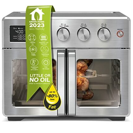 TurboTronic TT-AFD32 AIR FRYER OVEN (Silver)