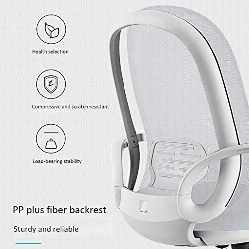 LXXSH 2020 design All mesh full Fabric multifunctional comfortable Ergonomic Office Chair (Color : Argento)