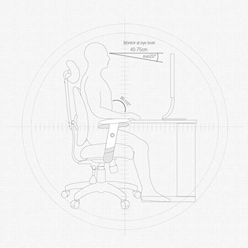WALNUT Office Chair - Chair Bow Ergonomic Office Computer Chair Home Chair