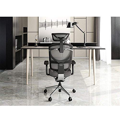 MU Office Computer Chair, Home Engineering Chair, Boss Chair, Waist Support, Spine, Ergonomic Chair, High Backrest, Lifting Armrest, Aluminum All