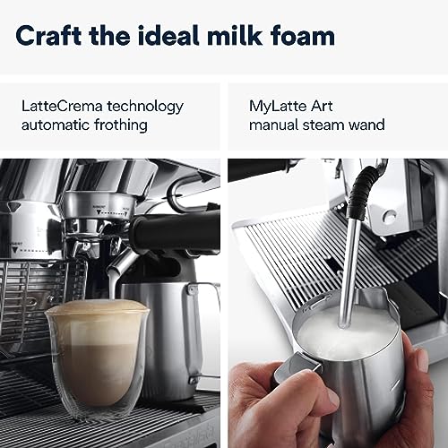 De'Longhi La Specialista Maestro EC9865.M Cold Brew Coffee, Manual Coffee Machine, Cold Extraction Technology, Smart Tamping Station, 8 Hot & Col