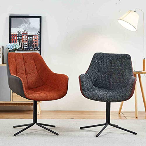 office chair gaming chair computer chair Fabric Leisure Chair Swivel Chair, Sofas Lounge Chair Living Room Chair with Metal Base, for Bedroom, of