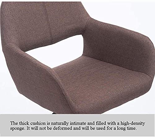 MU Office Chair Computer Chair with Pulley,Adjustable Height,Swiveling Home Office Lounge Chair,Gray