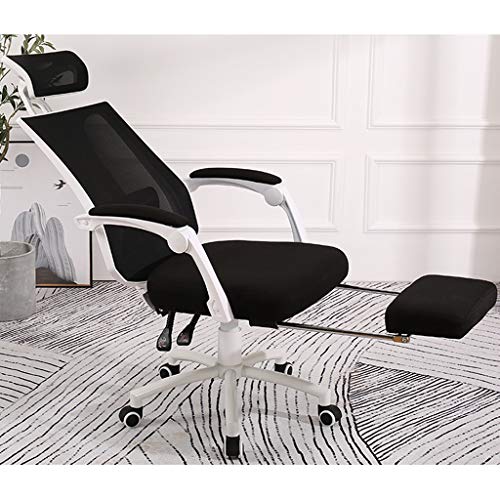 n/a Office Chair Ergonomic High-Back Swivel Mesh Chair Armrest Desk Chair Adjustable Seat Height