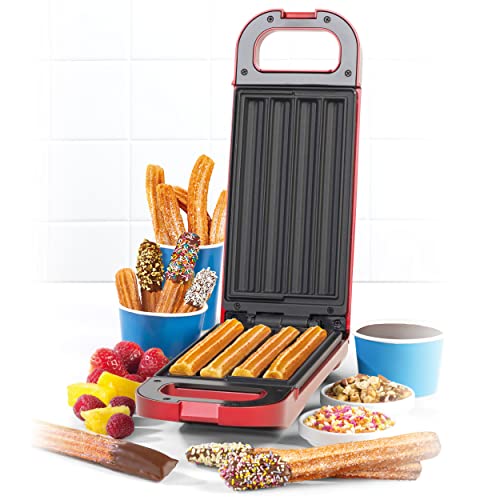 American Originals EK4502AOAR Churro Maker - Non-Stick Easy Clean Dessert Snack Machine, Make 4 Churros in Approx 10 Minutes, Fresh Healthy Spani