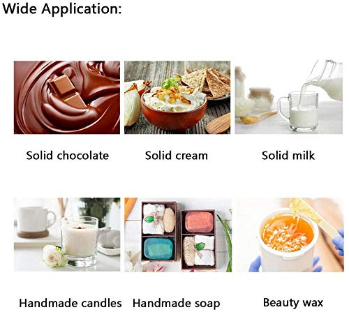 Fayelong Chocolate Tempering Machine Melting Pot Electric Auto Chocolate Heater Liquid Warmer Stainless Steel 6L Capacity 2 Tanks Commercial Home