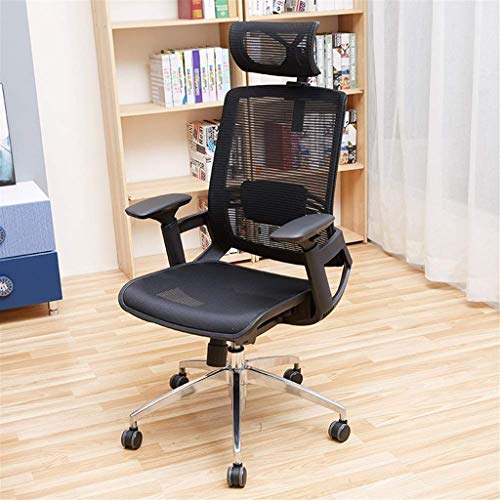 n/a Home Office Ergonomic High Back Desk Chair, Breathable Mesh Recline Computer Task Work Chair with Adjustable Height and Armrest Lumbar Head S