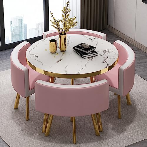 Office Reception Room Club Table and Chair Set Reception Table and Chair Combination Negotiation Table Office Shops Meetings Small Round Tables O