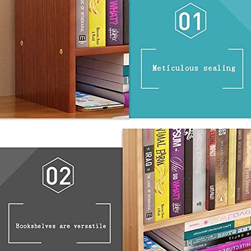 NXYJD Bookshelf, Floor Standing Tree Bookcase in Living Room/Home/Office, Bookshelves Storage Rack for CDs/Movies/Books