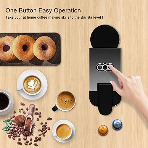 Biolomix Espresso Coffee Machine 3 in 1 19Bar 1450W Multiple Capsule Coffee Maker Fit Nes,DG and Coffee Powder