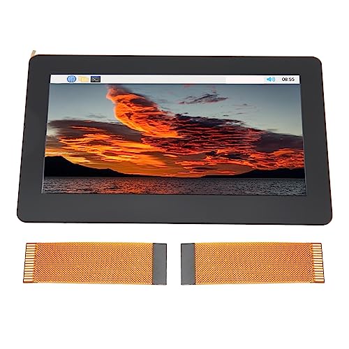 Airshi DSI QLED Display, 4.3 Inch 160 Degree IPS QLED Visual Backlit Dimmable Touch Screen for Motherboard