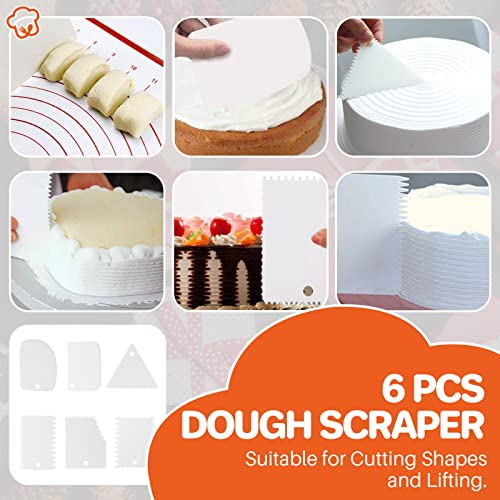 FUNYKICH 4.5/5 Quart Flex Edge Beater for KitchenAid Tilt-Head Stand Mixer, All-Metal Die Cast Blade with Both-Sides Flex Silicone Edges Bowl Scr