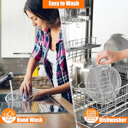Air Fryer Rack Compatible with Ninja Foodi 8Qt Stainless Steel 8.5inch Dehydrator Stand 5 Layers Stackable Dehydrating Rack Grill for Air Fryer O