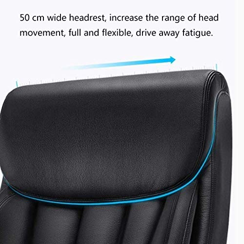 LZQDM Office Chair Desk Ergonomic Swivel Executive Adjustable Task Computer High Back Chair with Back Support in Home,Black