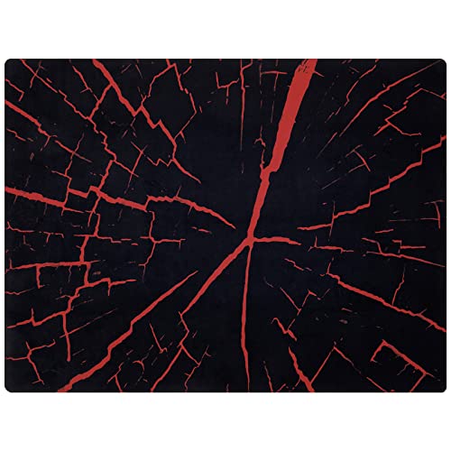 HiiARug Chair Mat for Hardwood Floor Anti-Slip Floor Protector Rectangle Gaming Computer Chair Mat Large Chair Carpet for Home Office Gaming Room