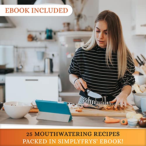 Ninja Silicone Liner 6 PC set & Cookbook 2023 EXTRA DURABLE Version By SIMPLYFRY Silicone Liner, Mitts, Brush & eBook