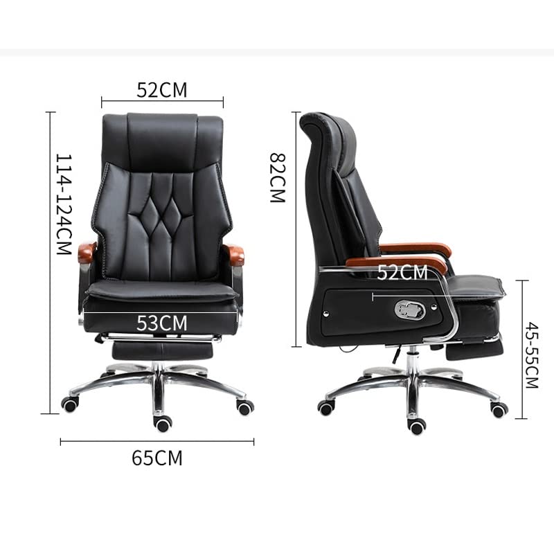 SDFGH Boss Chair Office Executive Chairs Armchair with Footrest Computer Chair Ergonom (Color : D, Size : Talla �nica)