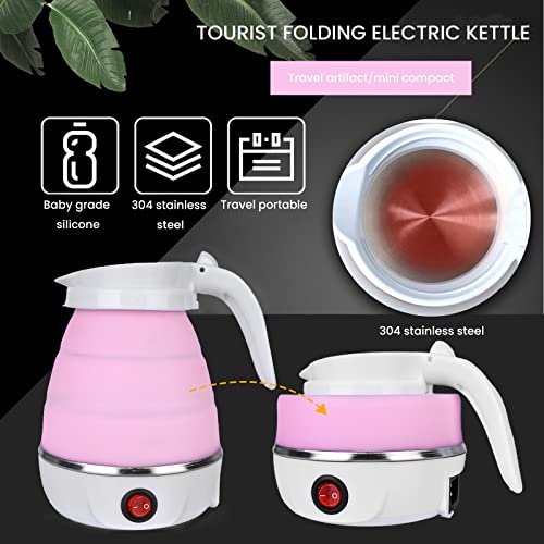 Foldable Kettle Foldable Electric Kettle: Foldable Travel Kettle, Collapsible Electric Kettle, Portable Travel Kettle, Collapsible Kettle with Se