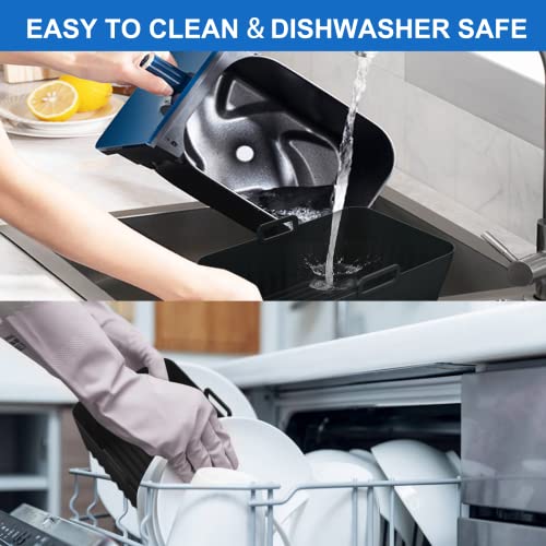 Apluskis 2-Pack Air Fryer Silicone Pots, 8.5 '' Reusable Air Fryer Silicone Liners for Ninja Foodi AF300UK/AF400UK, Tower, Instant Vortex Air Fry