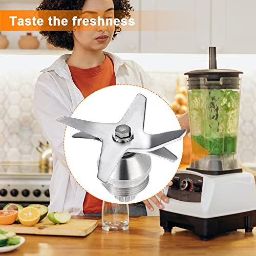 Hicello Heavy Duty Six Blades Blender Blade,Fit Vitamix Blender,Wet/Dry/Ice,1151,1152