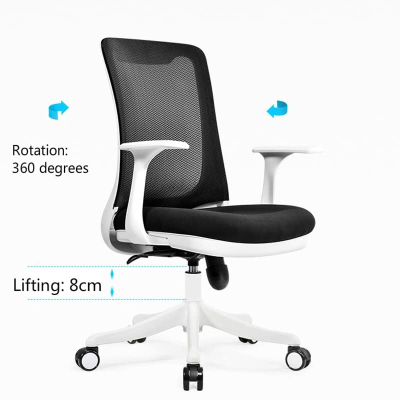 SDFGH Home Computer Chair Ergonomic Office Chair Lift Swivel Chairs Mesh Staff Chair Chaise
