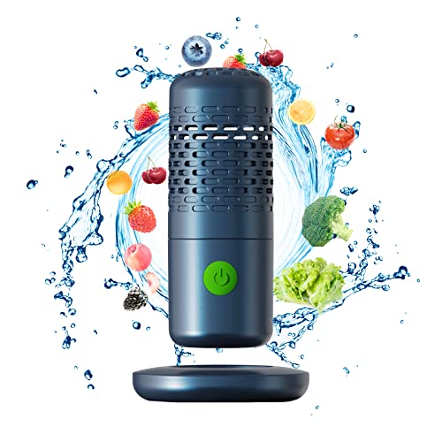 Fabenix Fruit and Vegetable Washing Machine,Fruit Vegetable Purifier Fruit and Vegetable Cleaner, Capsule Shape Fruit & Vegetable Cleaner Machine