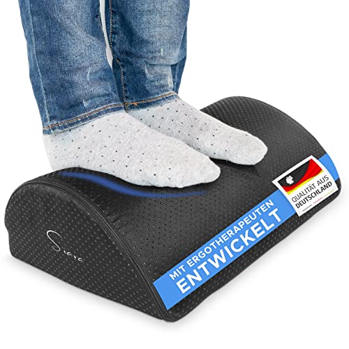 Siava Foot Rest/Foot Cushion/Foot Pad with Anti-slip Coating, Ergonomic, for Office and Home