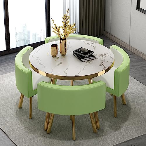 Office Reception Room Club Table and Chair Set Reception Table and Chair Combination Negotiation Table Office Shops Meetings Small Round Tables O
