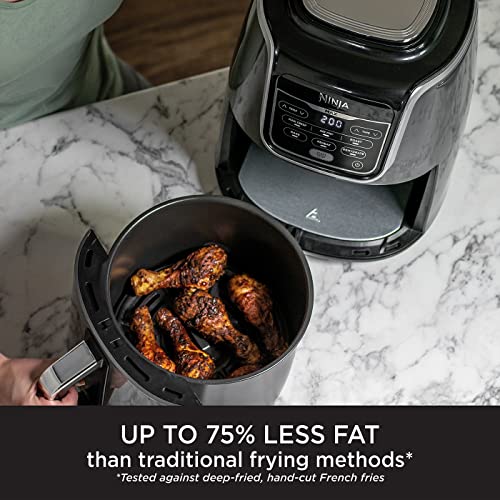 Ninja Air Fryer MAX, 5.2L, 6-in-1, Uses No Oil, Air Fry, Max Crisp, Roast, Bake, Reheat, Dehydrate, Family Size, Digital, Cook From Frozen, Non-S