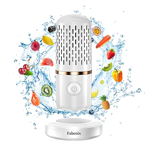Fabenix Fruit and Vegetable Washing Machine,Fruit Vegetable Purifier Fruit and Vegetable Cleaner, Capsule Shape Fruit & Vegetable Cleaner Machine
