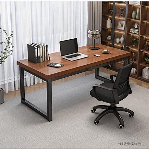 SDFGH Office desk office table home desktop computer desk workbench without chair (Color : D, Size : 140CM)