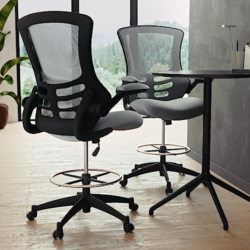 Flash Furniture Drafting Chair, 64.77 x 62.23 x 128.91 cm