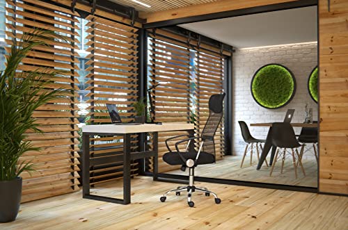 Office Hippo Home Office Chair, Study Chair, Computer Chair, Reclining Chair, Breathable Mesh, Swivel Chair, Adjustable Chair with Arms and Back