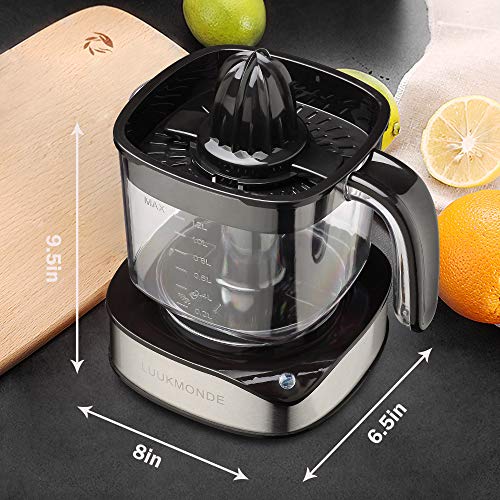 Electric Citrus Juicer 1.2L Large Volume - Orange Juicer with powerful motor and LED working lamp - Electric Lemon Squeezer for orange lemon lime
