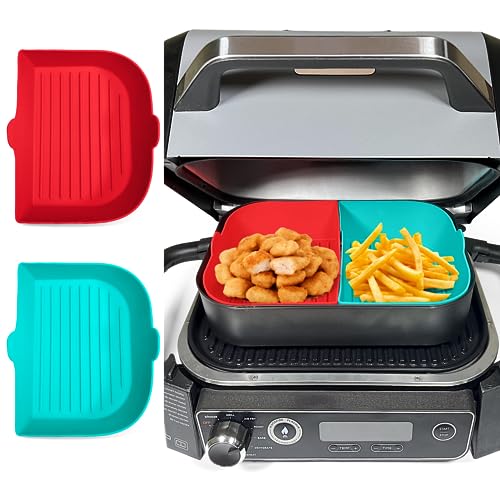 Silicone Liner for Ninja OG751BRN/OG701- Combo Crisper Basket Liner Non-Stick for Ninja woodfire Outdoor Grill Accessories Dishwasher Safe