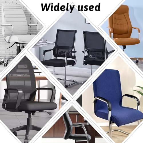Office Chair Armrest Covers, Stretch Chair Armrest Covers, Zipper Chair Slipcover, Office Removable Arm Rest Covering, Office Seat Hand Rest Prot