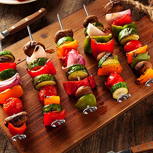 Stainless Steel Skewer Stand Kebab Skewers Rack Air Fryer Accessories Grill for 8 qt Air Fryer, for Kitchen Cooking BBQ