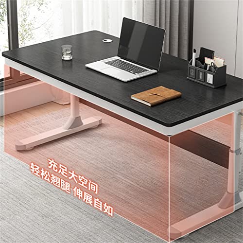 JYDQM 80/100CM Office Boss Desk Adjustable Student Computer Desk Up And Down Adjustable School Study Table Desktop Table (Color : D, Size : 80Cm)