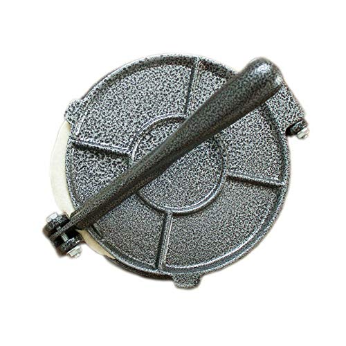 DSFSAEG Tortilla Press,8 Inches Tortilla Maker Flour Tortilla Press Aluminium Tortilla Dough Dumpling Press for Home Kitchen(1pc)