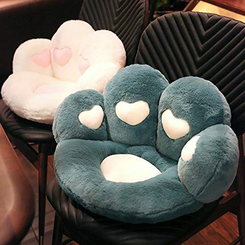 DSFEOIGY Cute Fluffy Seat Chair Cushion Home Office Chair Backrest Lumbar Pillow Tatami Floor Cushion Puff Children's Sofa Cushion Stool (Color :