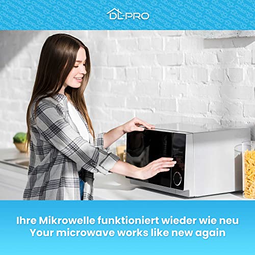 DL-pro Universal Microwave Plate 27 cm Smooth Turntable Plate Glass Plate Glass Plate Glass Turntable 270 mm Round for Microwave Microwave