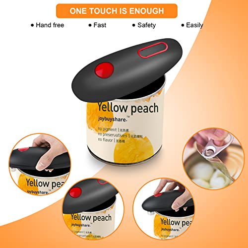 Can Opener,Electric Can Opener,Safe and Smooth Cutting Without Sharp Edges,Electric tin Opener Hand Free Tin Opener for Almost Size Can Kitchen G
