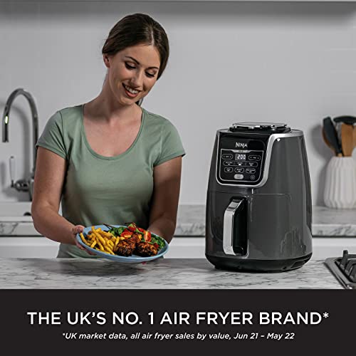 Ninja Air Fryer MAX, 5.2L, 6-in-1, Uses No Oil, Air Fry, Max Crisp, Roast, Bake, Reheat, Dehydrate, Family Size, Digital, Cook From Frozen, Non-S